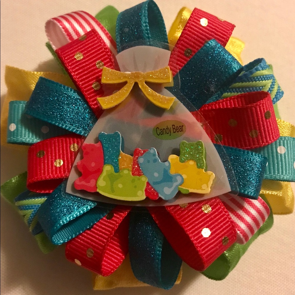 Handcrafted Hairbow - Gummy Bears